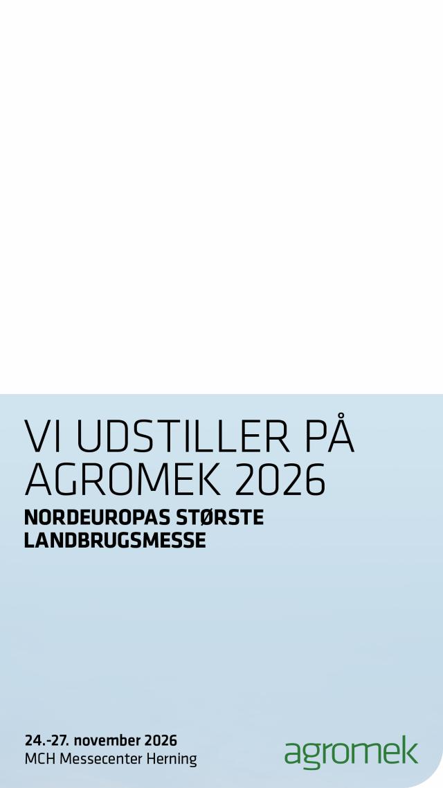 Personliggør Agromek 2026 udstillergrafik