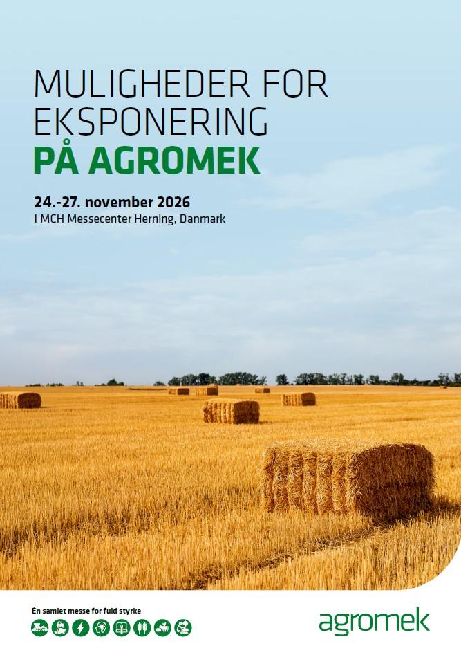 Se eksponeringsmuligheder på Agromek
