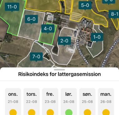 SEGES Innovation lancerer ny lattergasemissionsvarsling i FarmTracking
