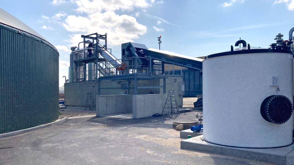 Bæredygtig energiproduktion med Linkas® Halmhåndteringssystem.