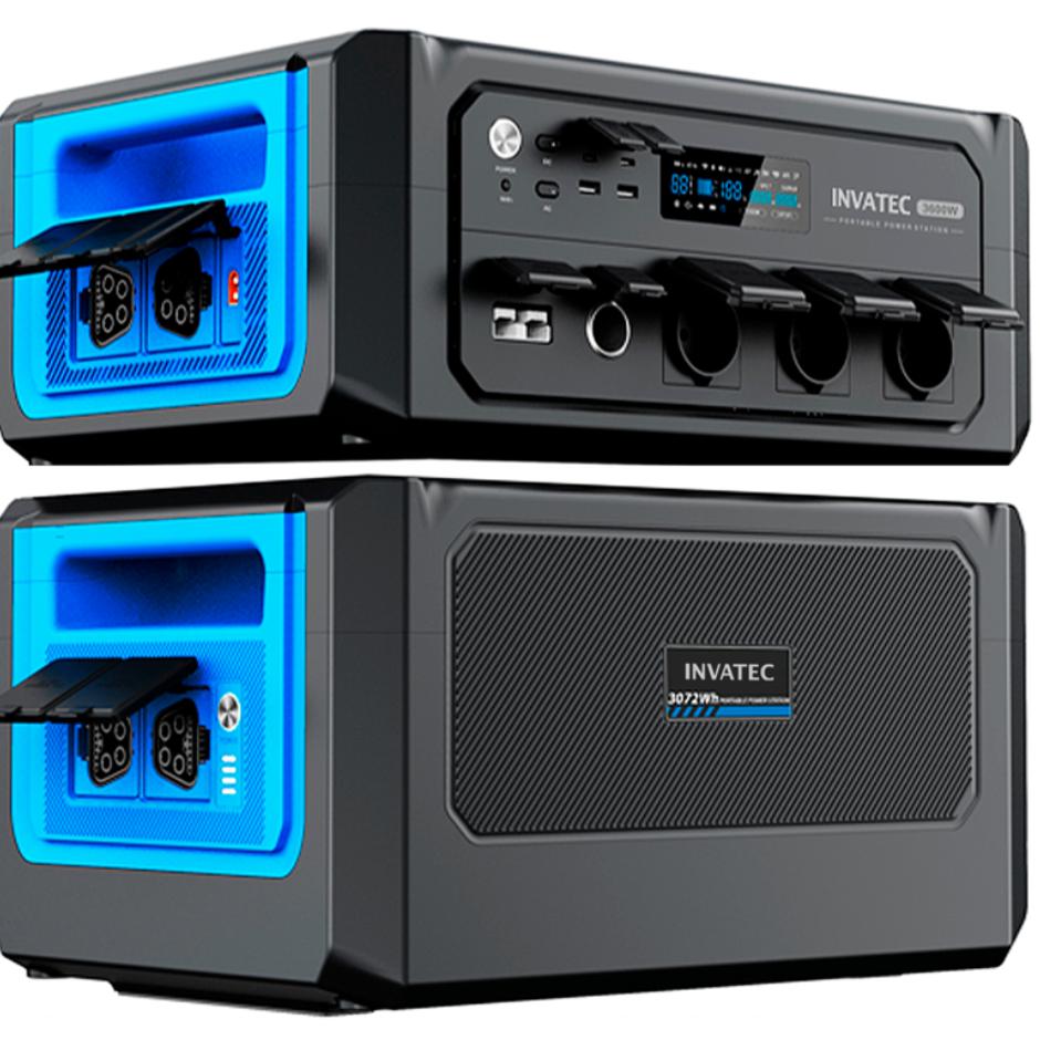 INVATEC PowerPack 3600W Pure Sinus Inverter + Batteri