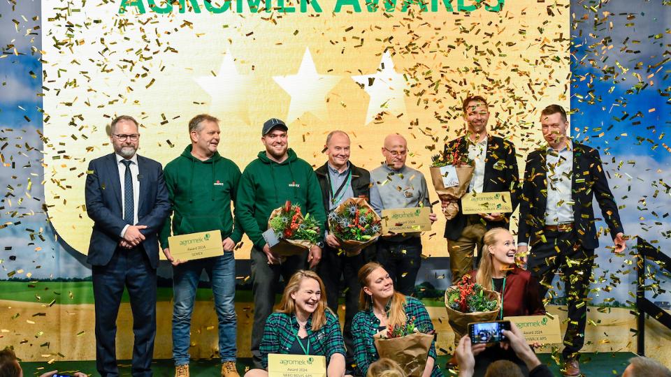 Dette års Agromek Stars hylder 72 nytænkende landbrugsløsninger