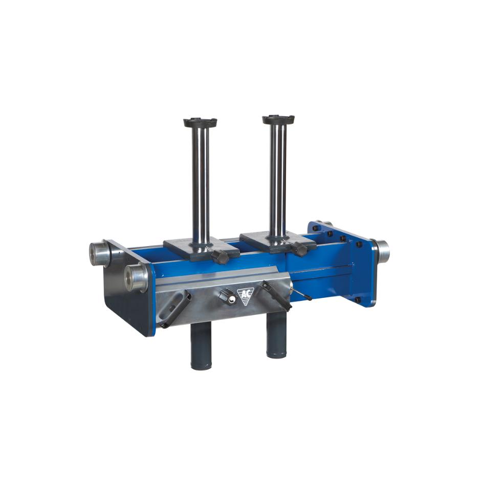Lufthydraulisk gravdonkraft med 2 cylindre