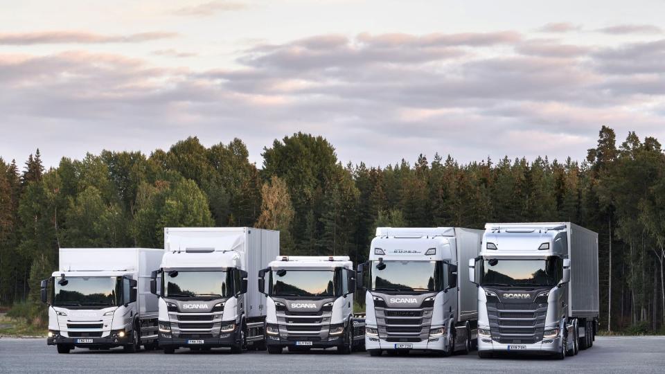 Scania kører det store setup i stilling på Transport 2023